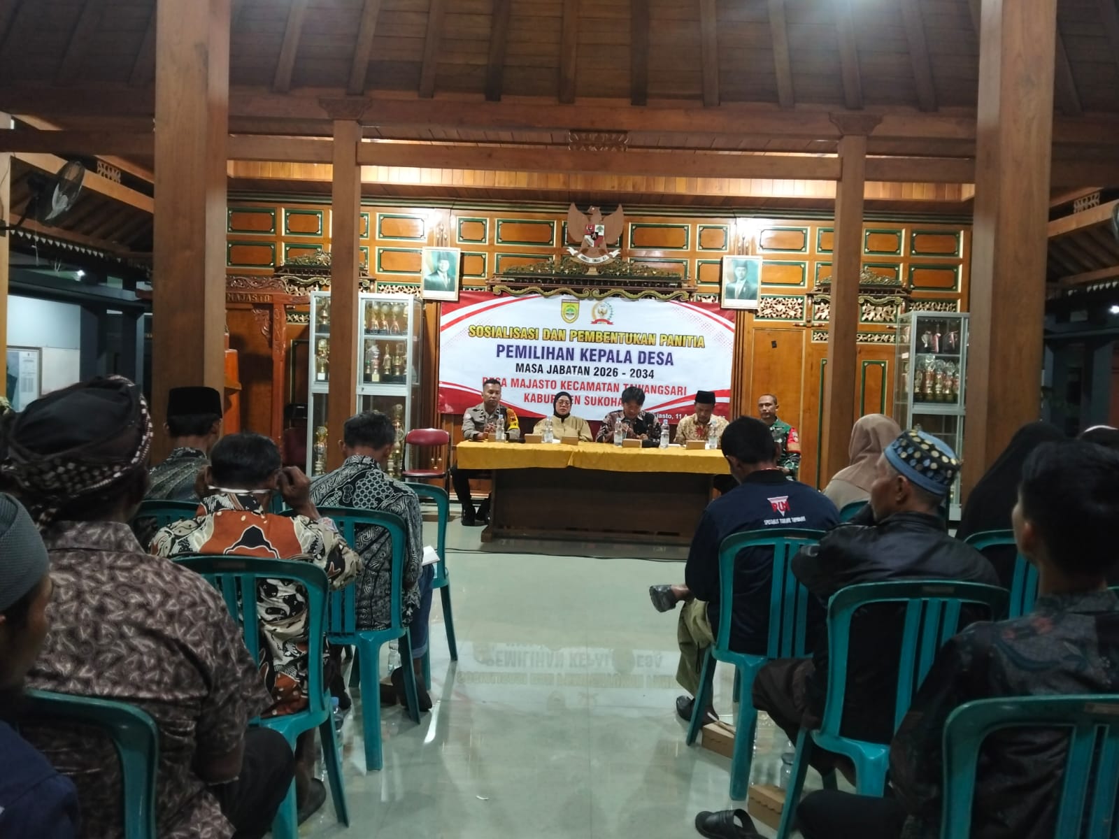 SOSIALISASI  DAN PEMBENTUKAN PANITIA PEMILIHAN KEPALA DESA MASA JABATAN 2026-2034
